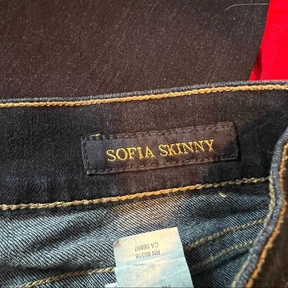 Lucky brand Sofia dark wash skinny jeans - Picture 6 of 12